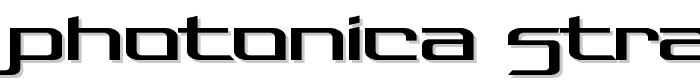 Photonica Straight font